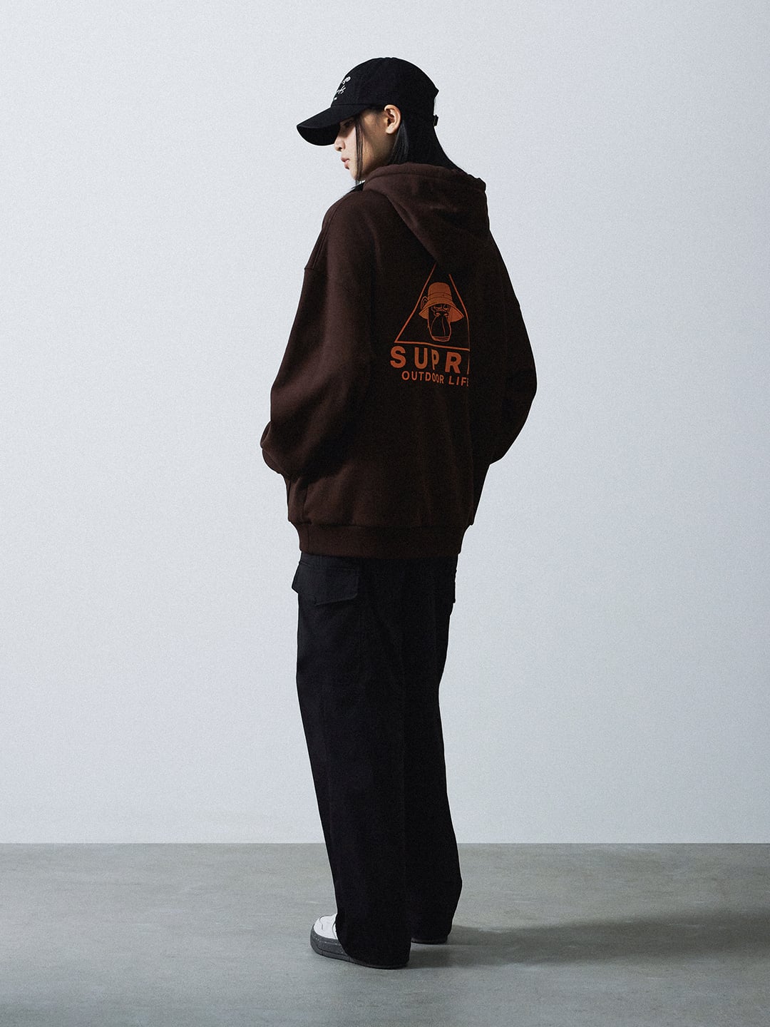 Mountain Back Big Graphic Hoodie