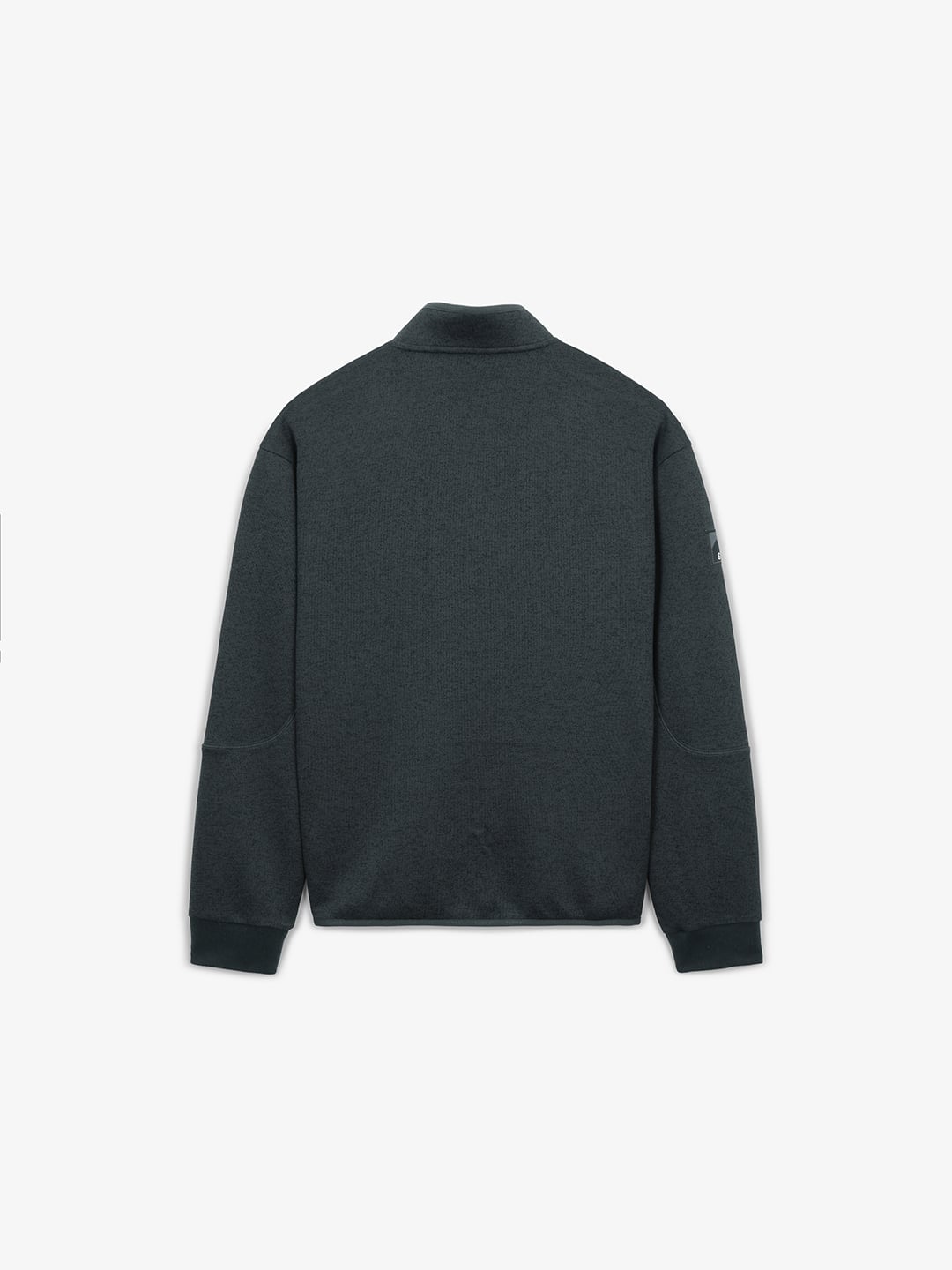Half Zip-Up Long-Sleeved T-Shirt