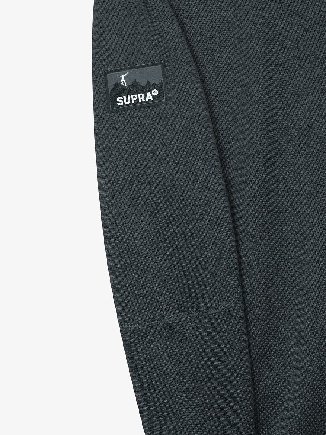 Half Zip-Up Long-Sleeved T-Shirt