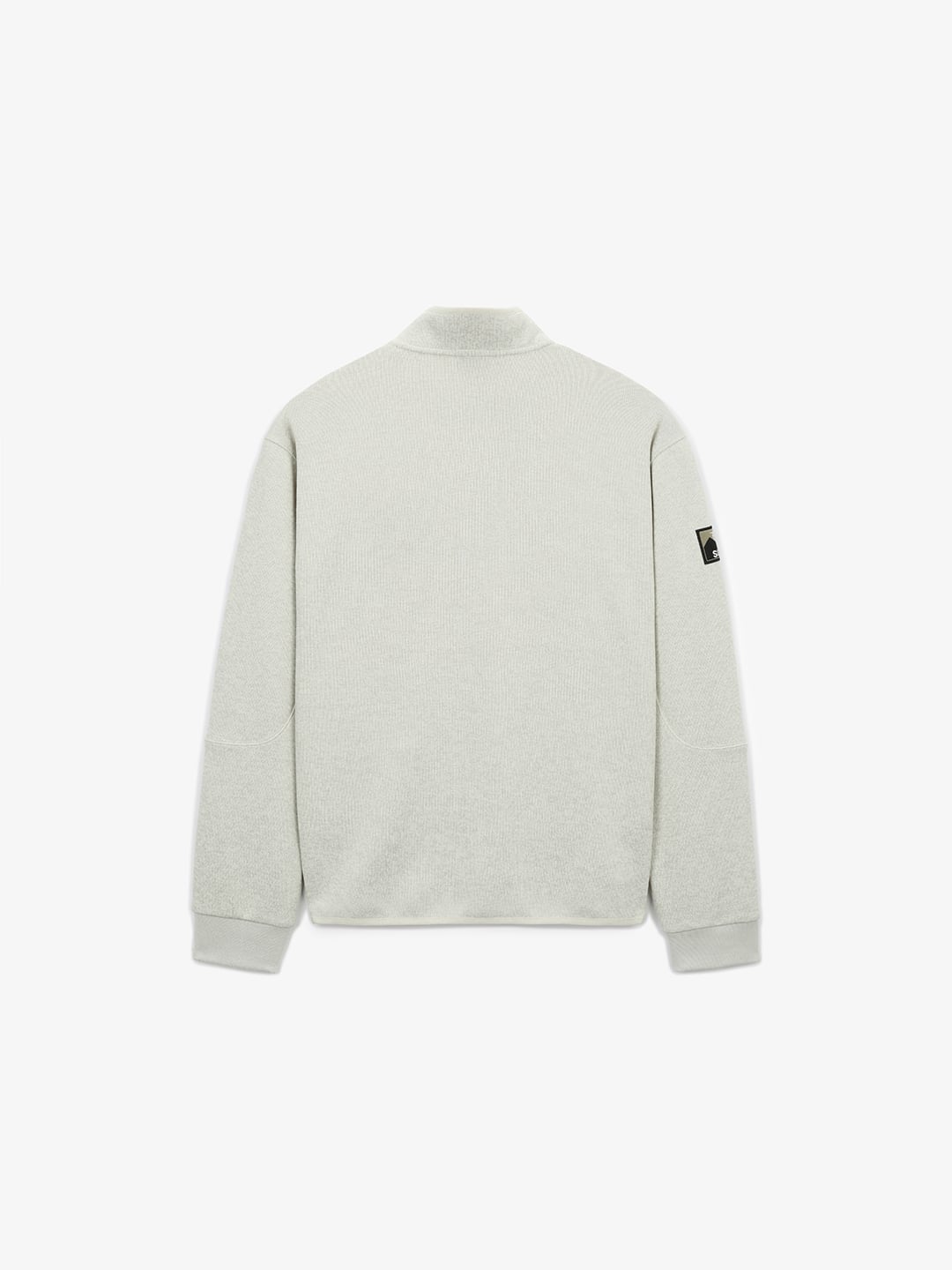 Half Zip-Up Long-Sleeved T-Shirt
