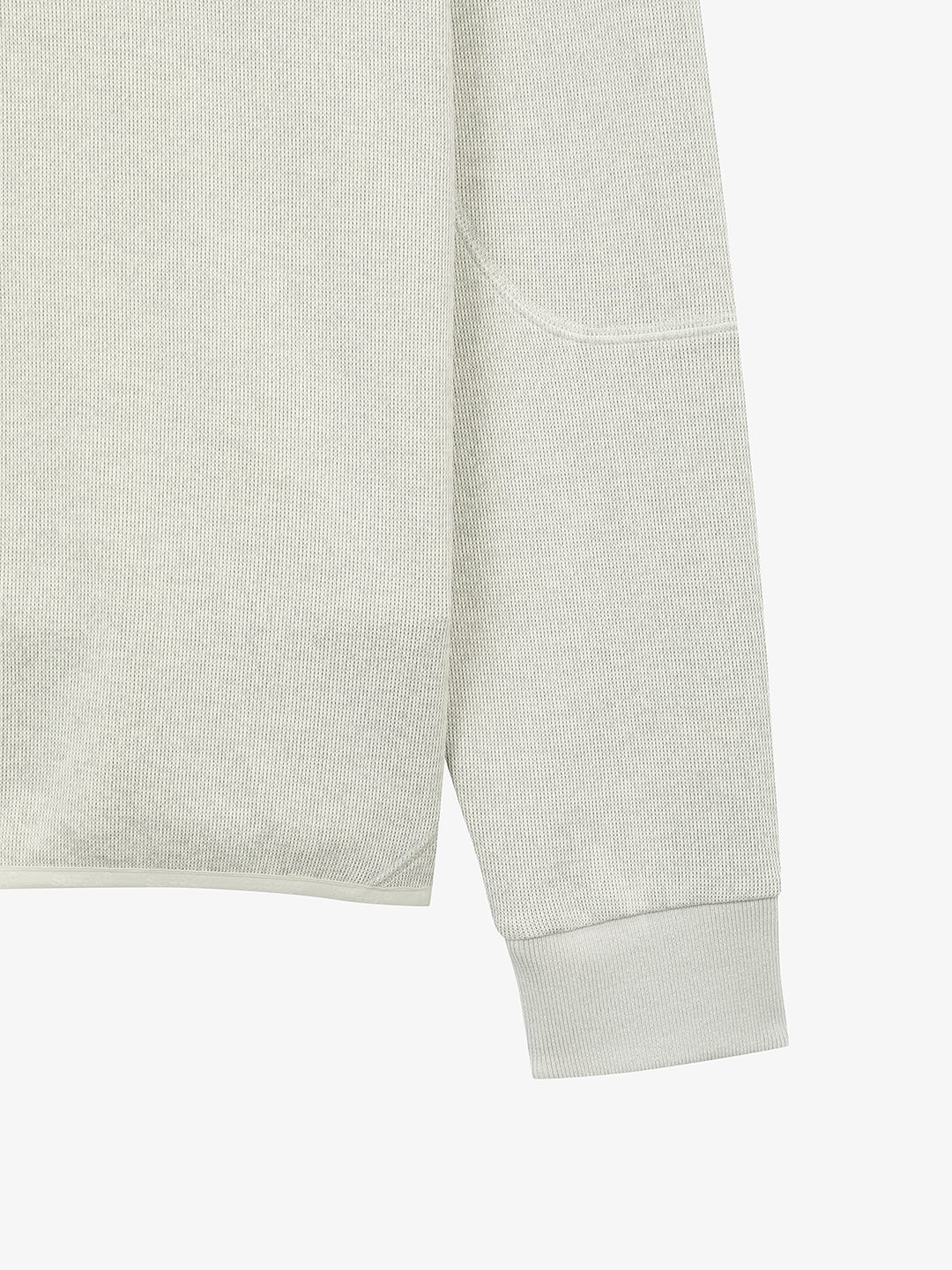Half Zip-Up Long-Sleeved T-Shirt