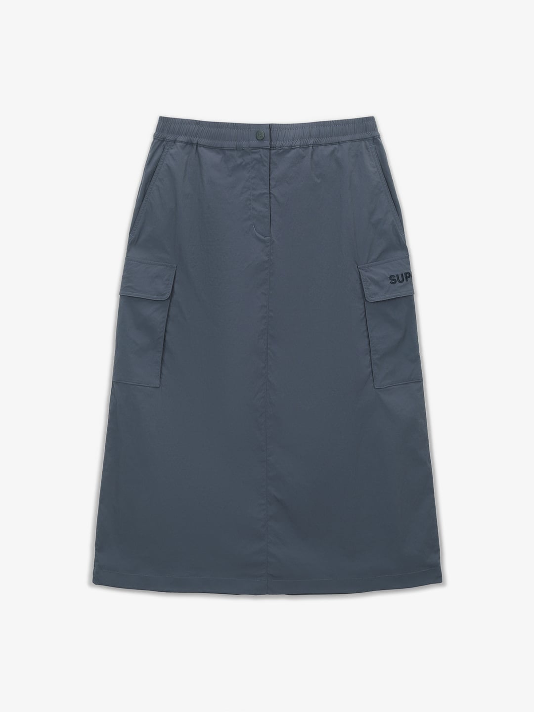 Women woven cargo skirt