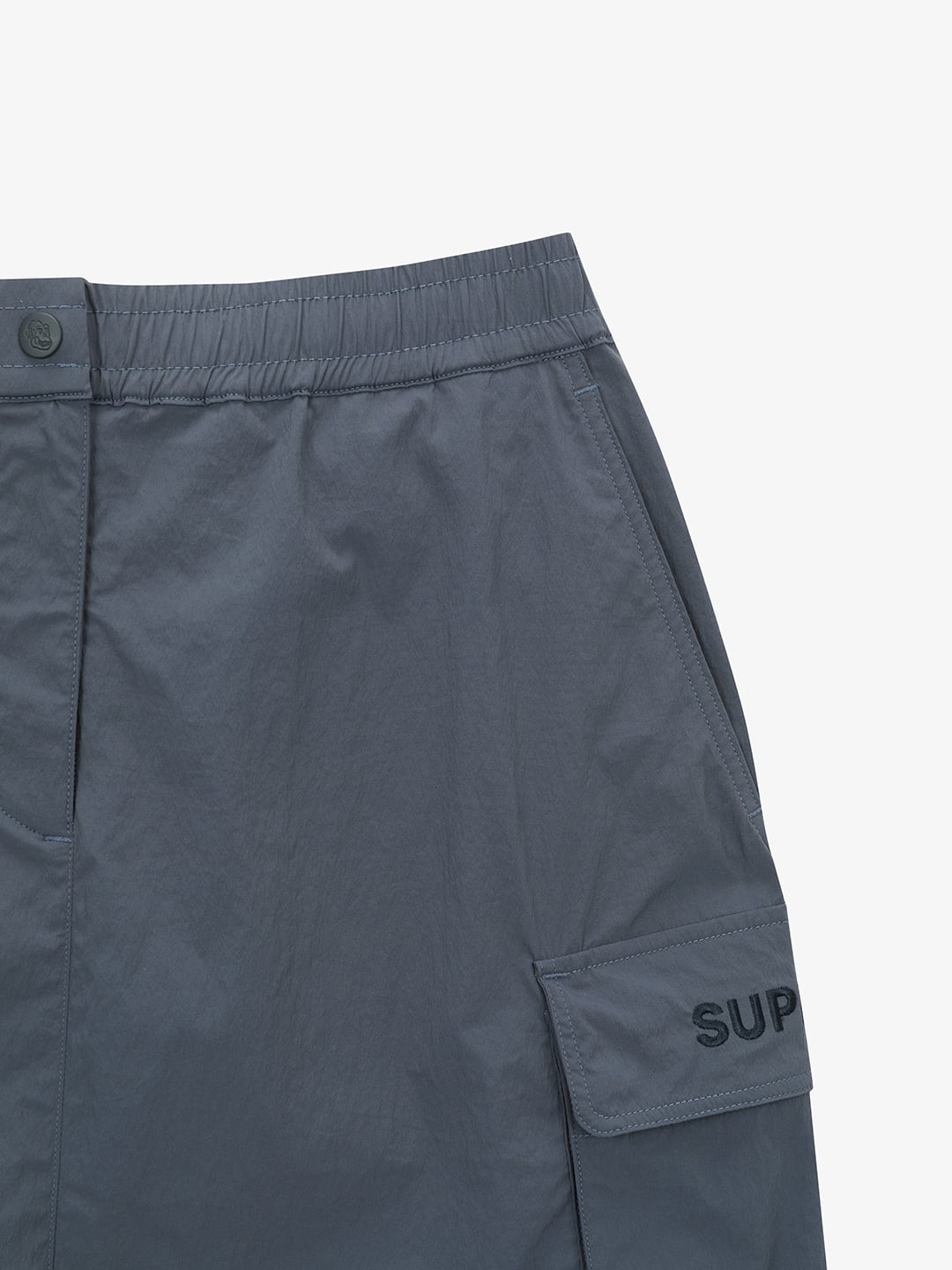 Women woven cargo skirt