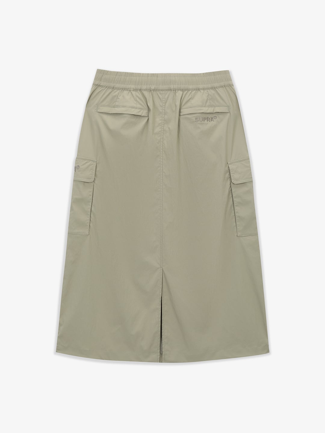 Women woven cargo skirt
