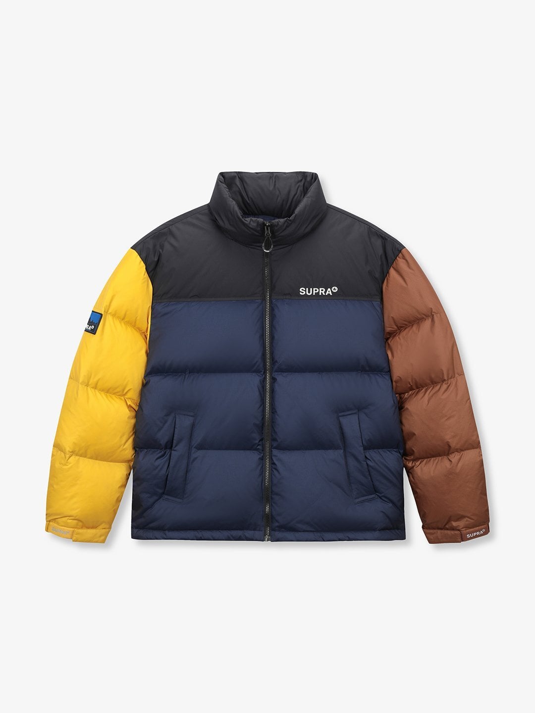 Color Block Short Down Jacket