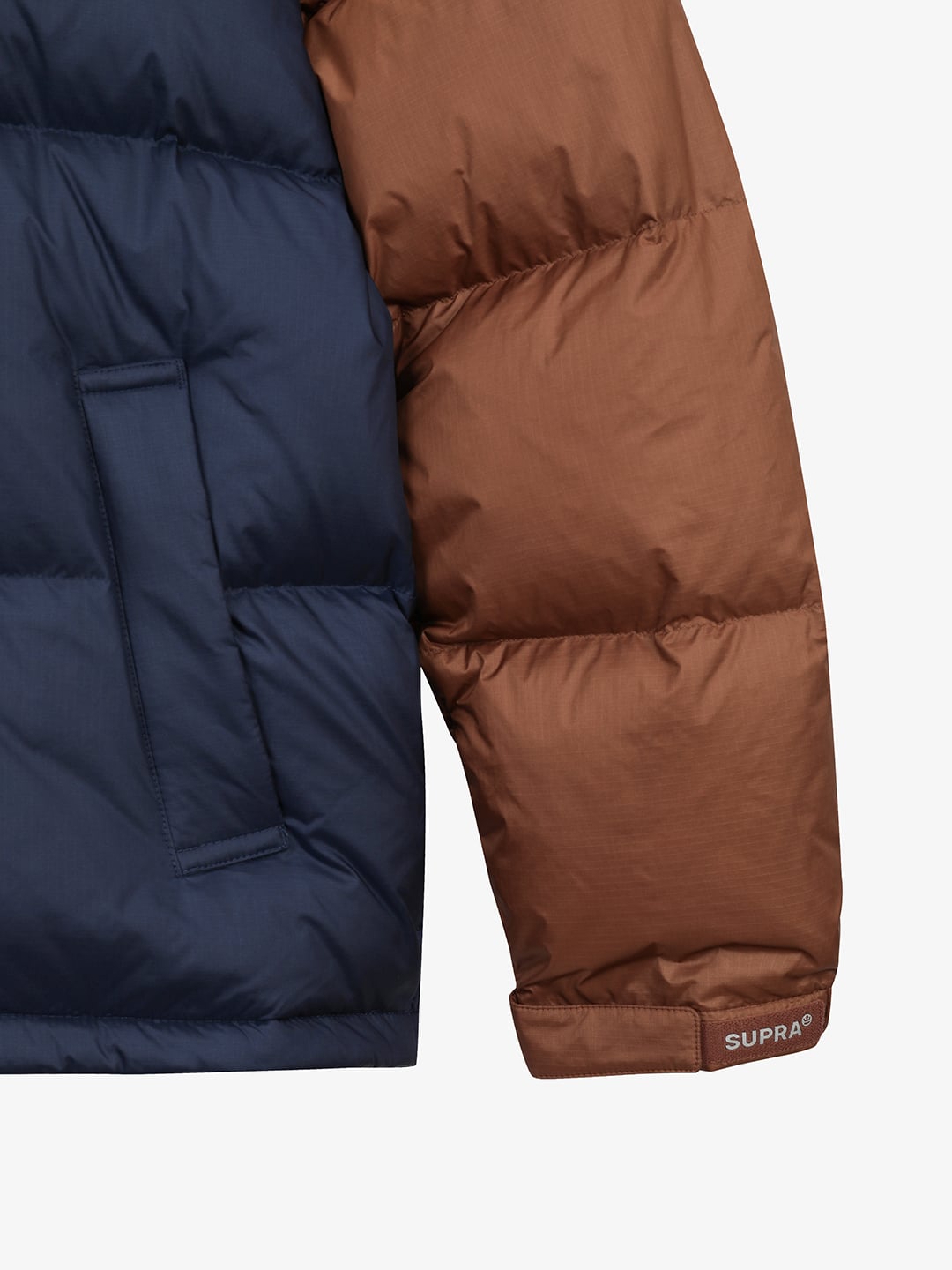 Color Block Short Down Jacket