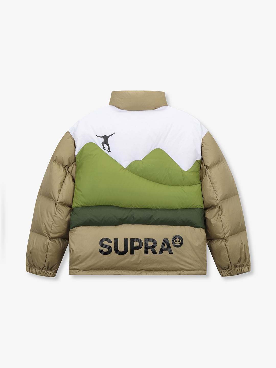 Back Graphic Short Down Jacket