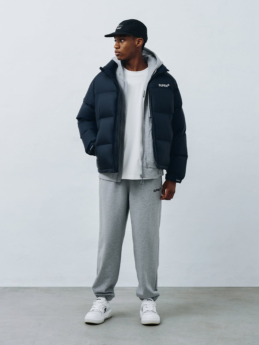 Back Graphic Short Down Jacket