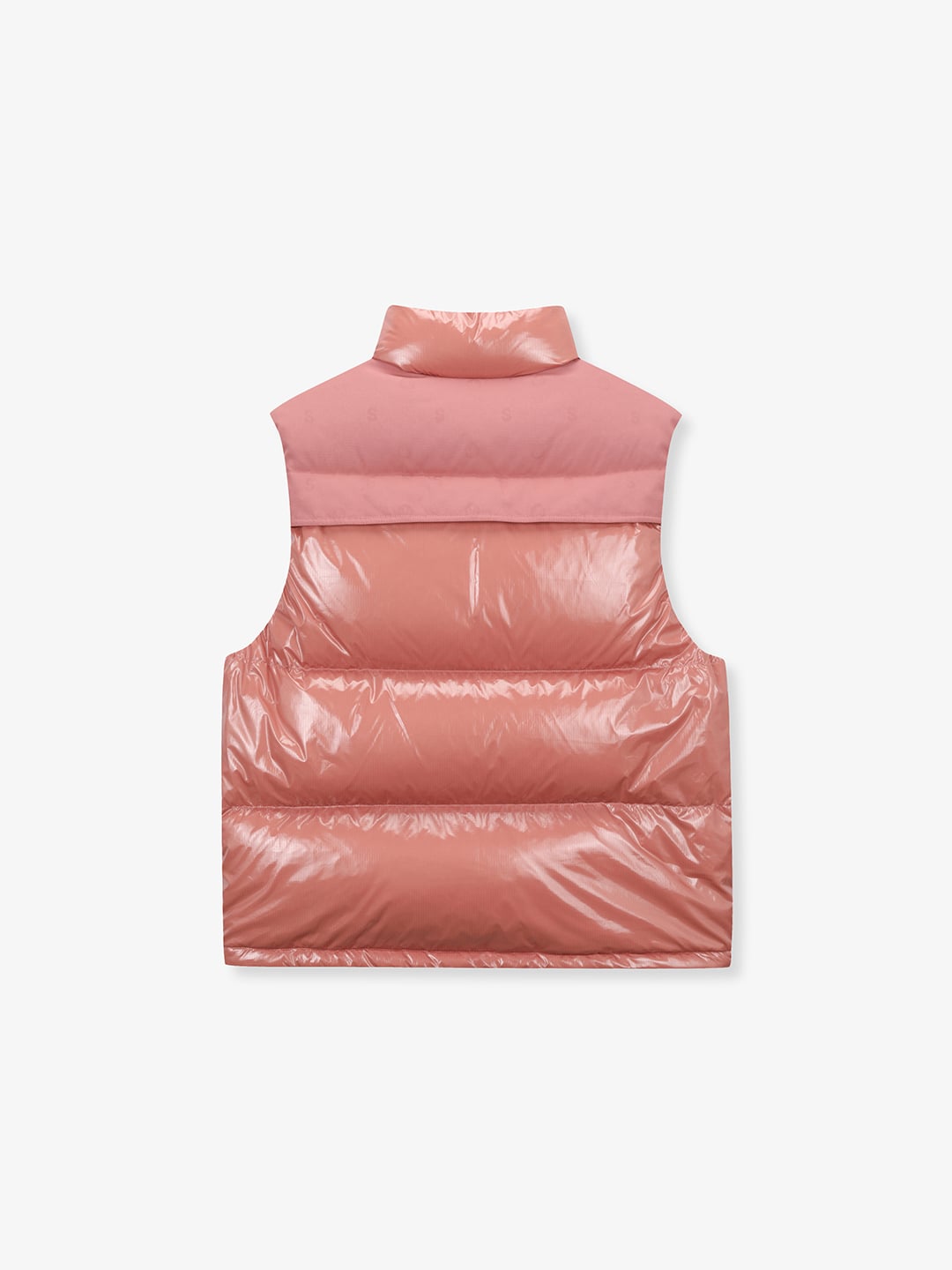 Jacquard Color Block Down vest