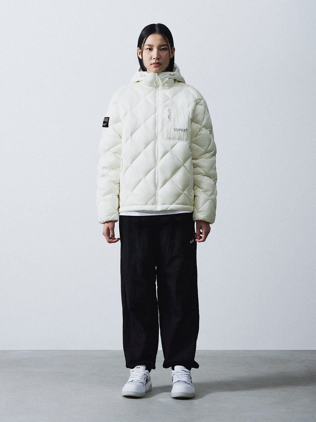 Hood Quilting Lightweight Short Down Jacket