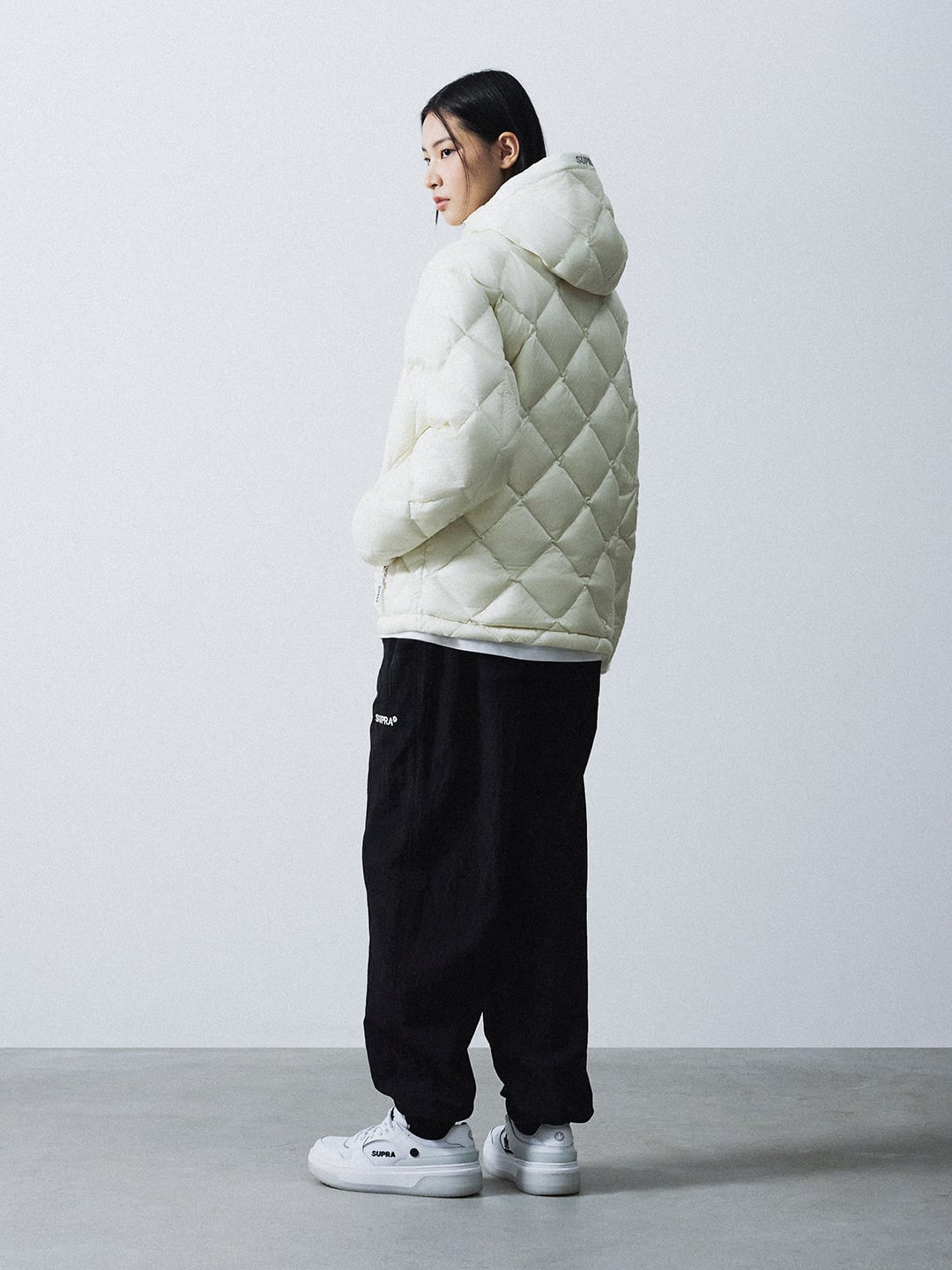 Hood Quilting Lightweight Short Down Jacket