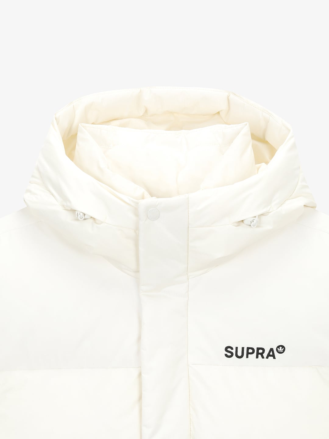 Ripstop Color Block Long Down Jacket