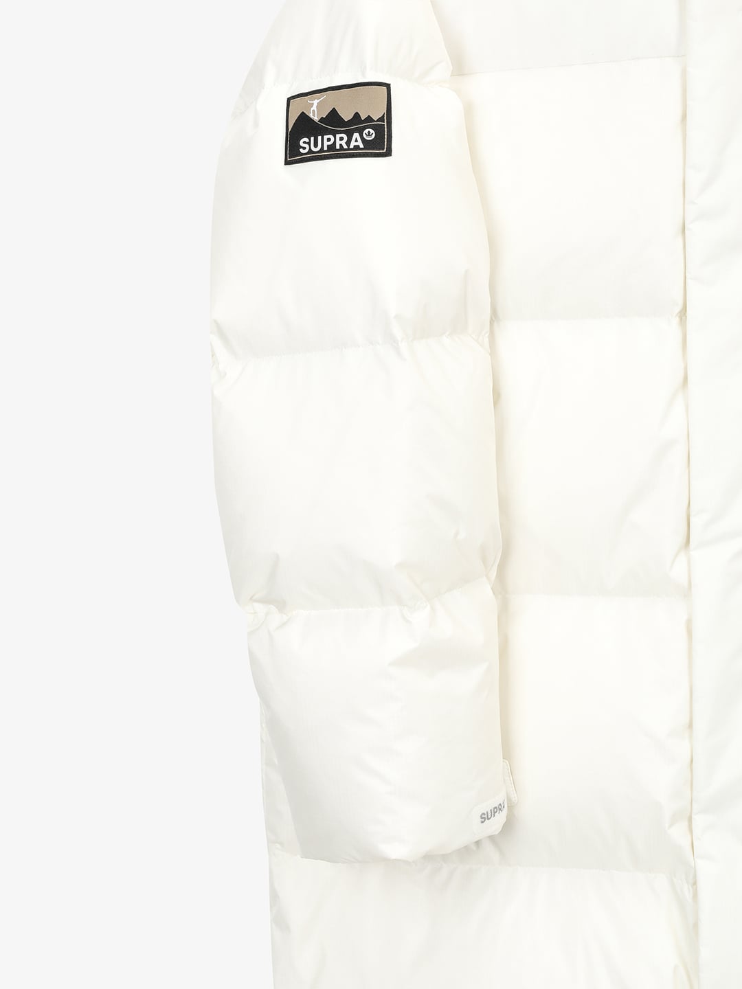 Ripstop Color Block Long Down Jacket