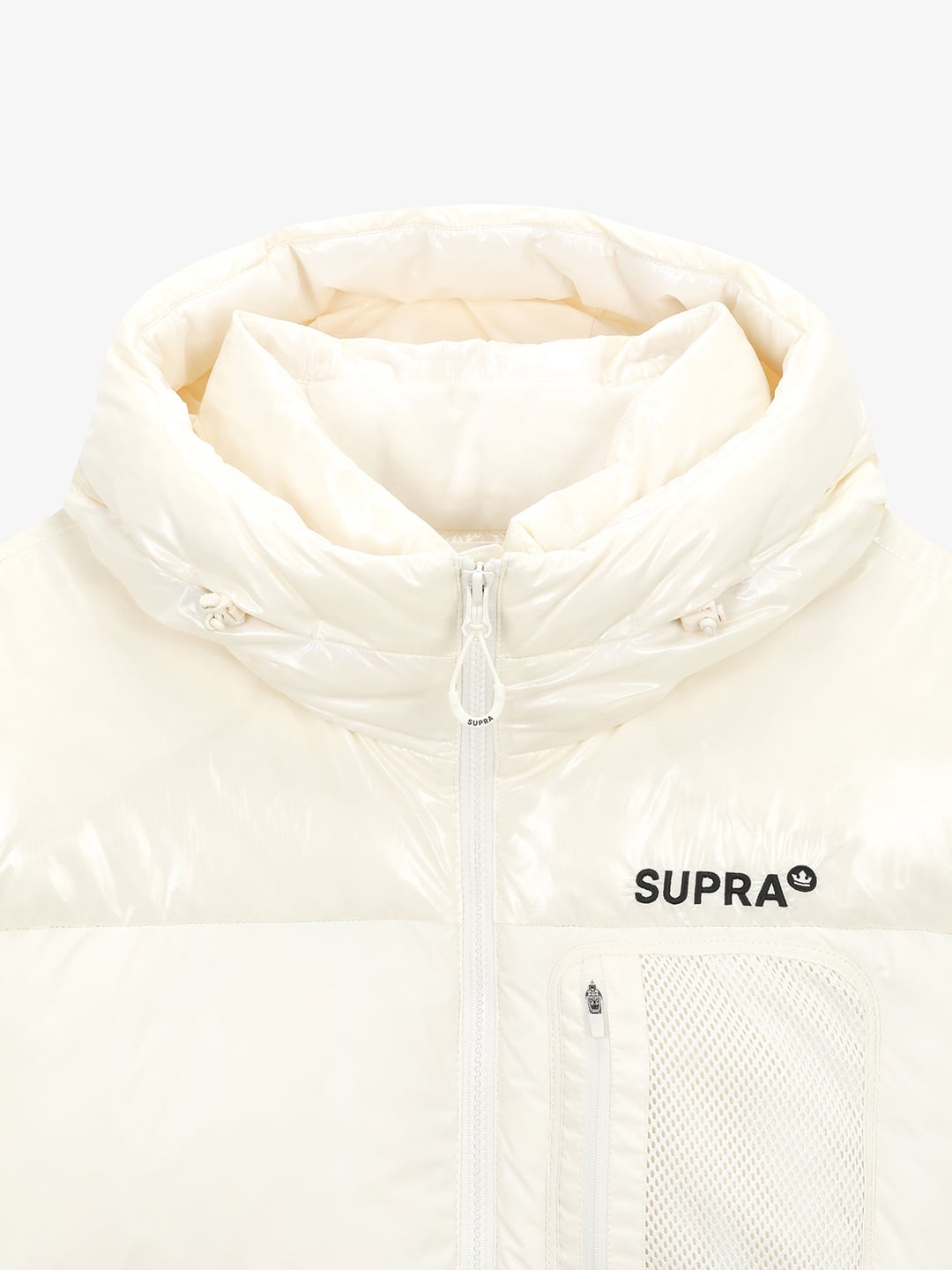 mesh pocket Short Down Jacket