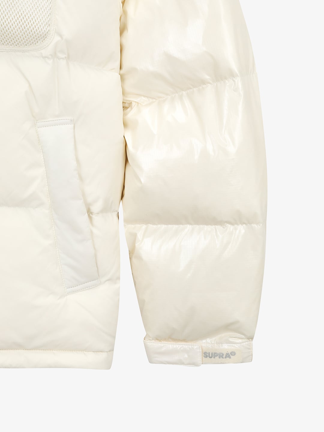 mesh pocket Short Down Jacket