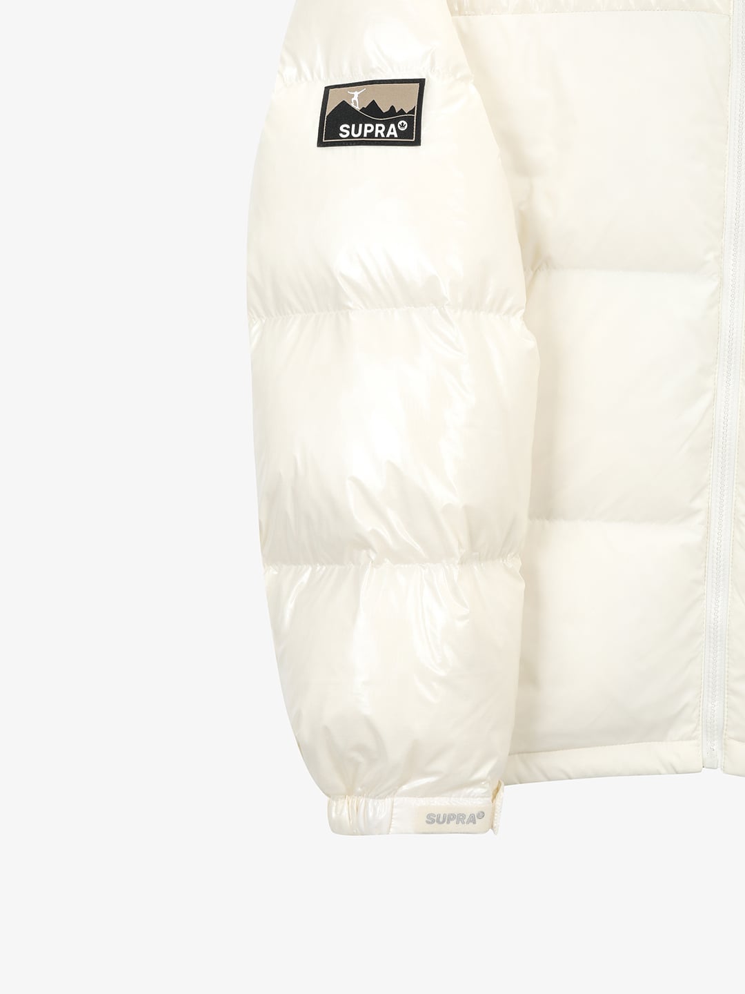 mesh pocket Short Down Jacket
