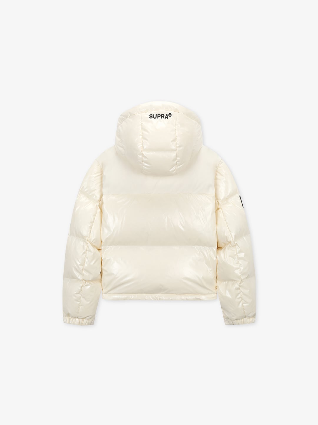 Women's Jacquard Color Block Short Down Jacket