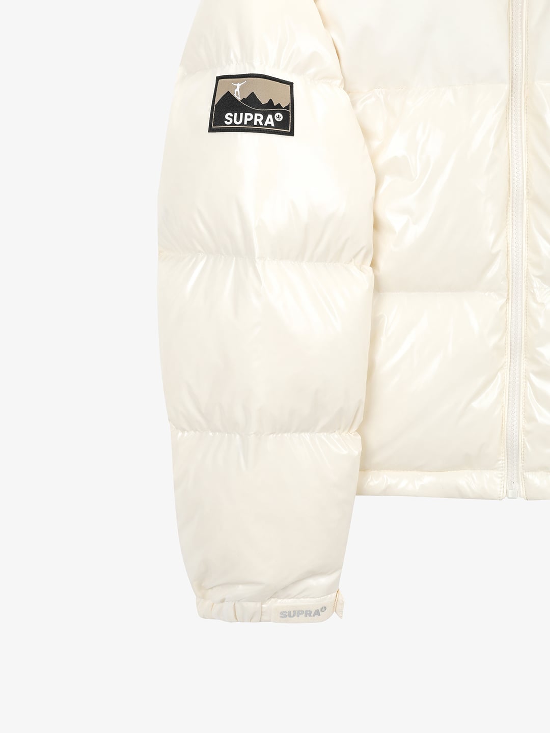 Women's Jacquard Color Block Short Down Jacket
