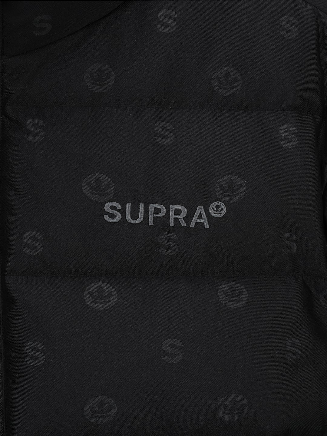 monogram jacquard Short Down Jacket