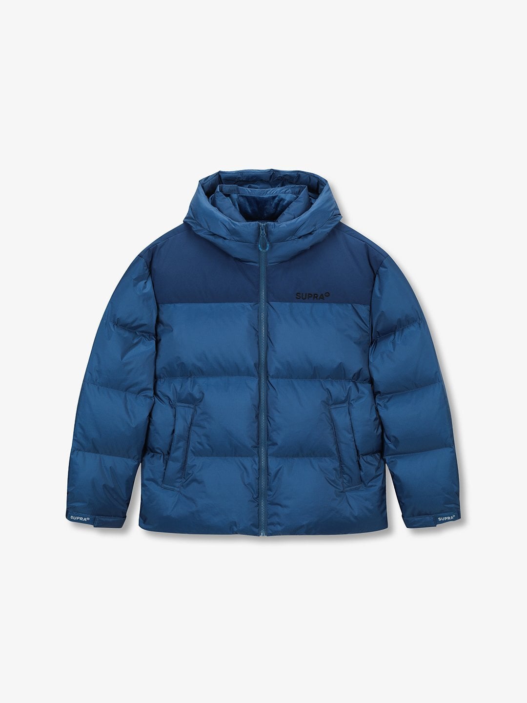 Ripstop Color Block Short Down Jacket