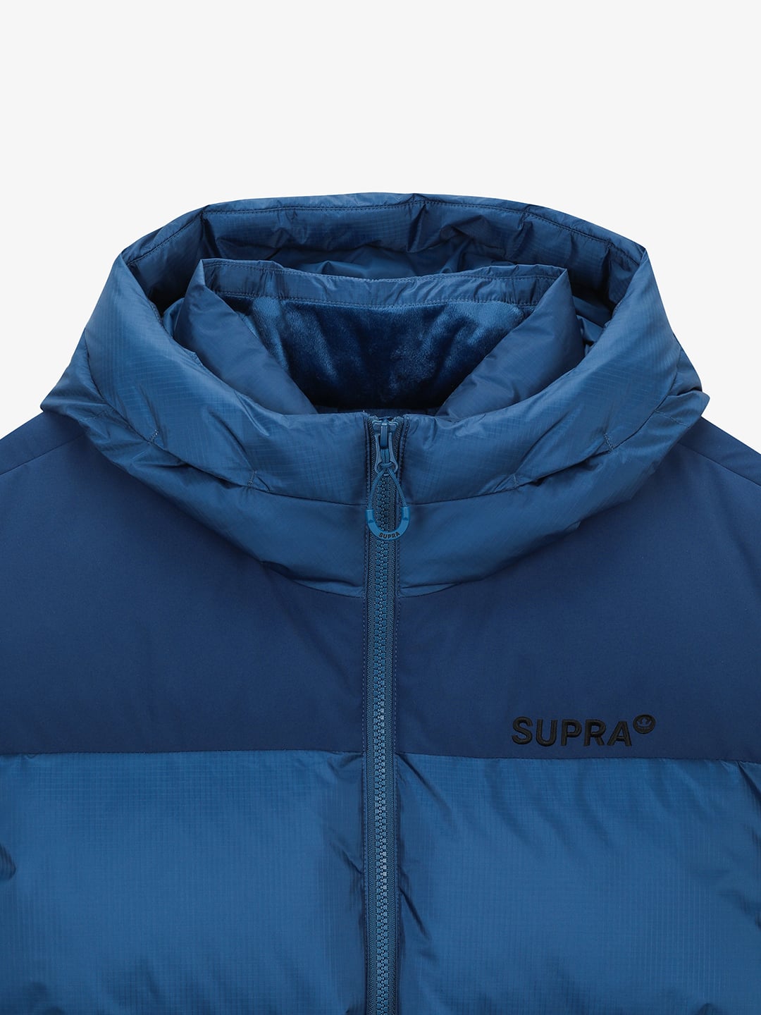 Ripstop Color Block Short Down Jacket