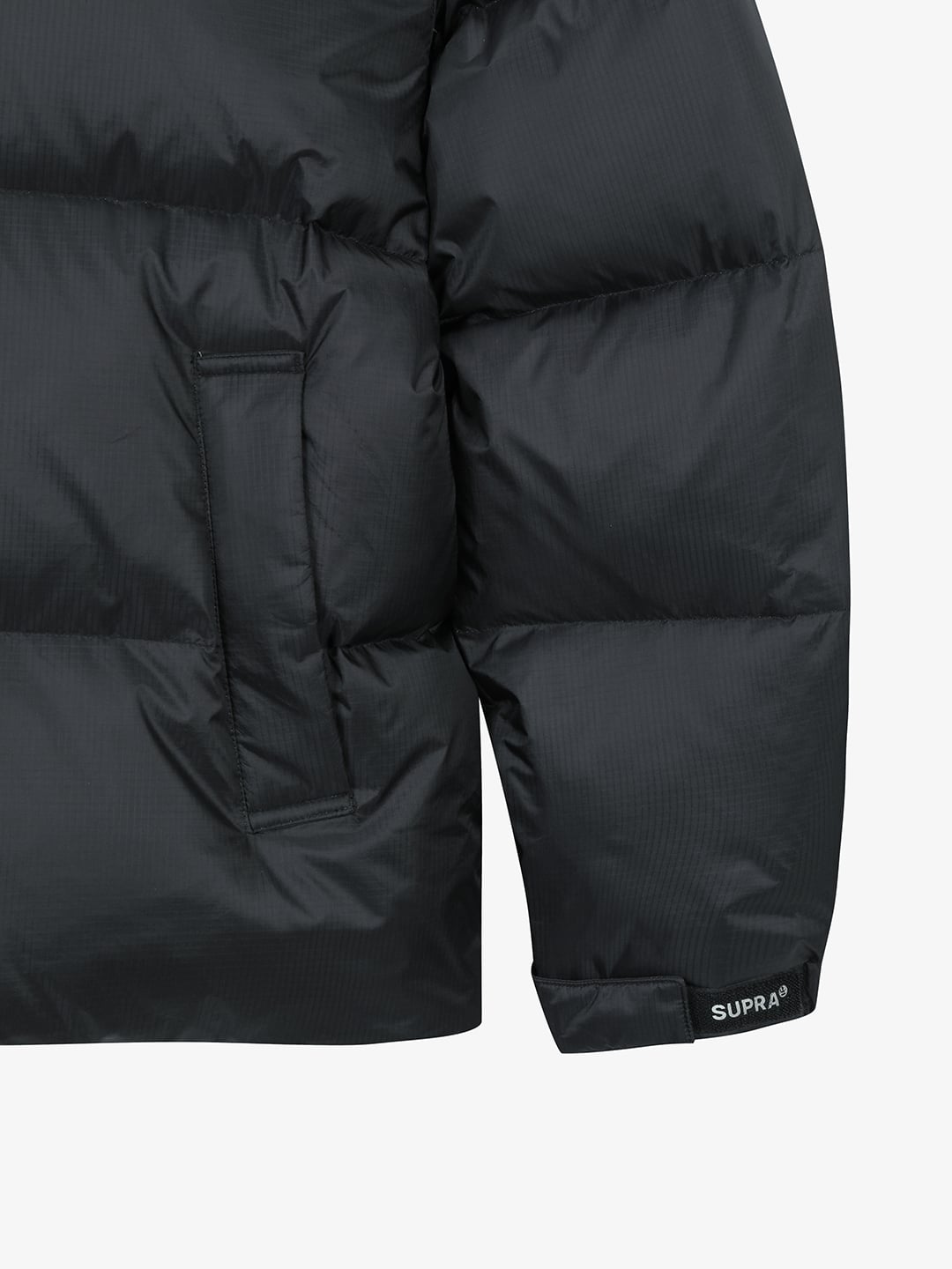 Ripstop Color Block Short Down Jacket