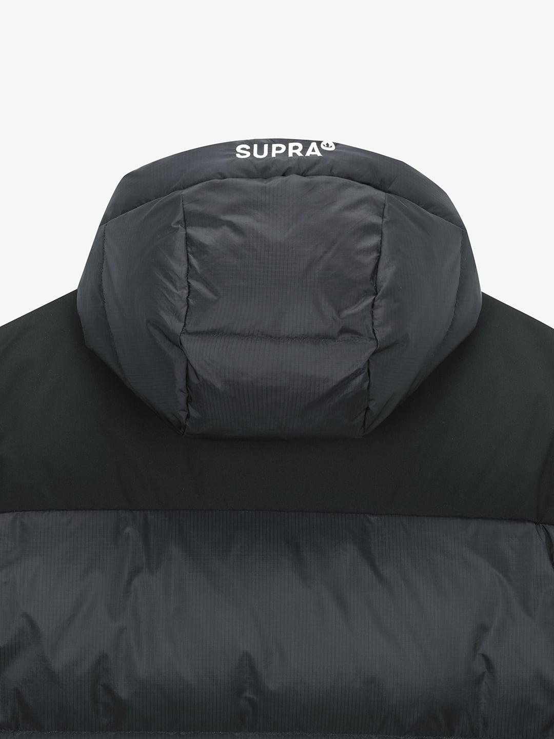 Ripstop Color Block Short Down Jacket