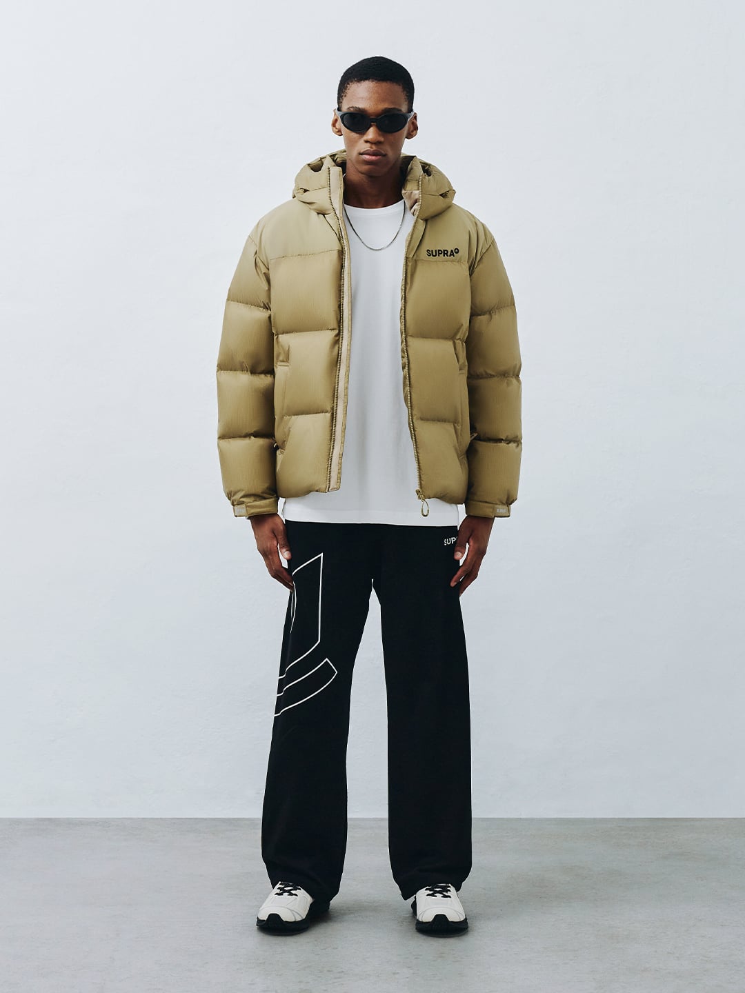 Ripstop Color Block Short Down Jacket