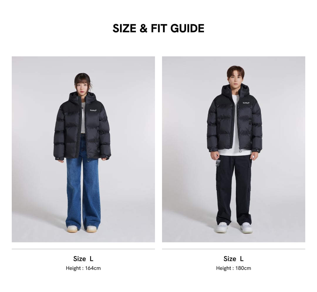 Ripstop Color Block Short Down Jacket