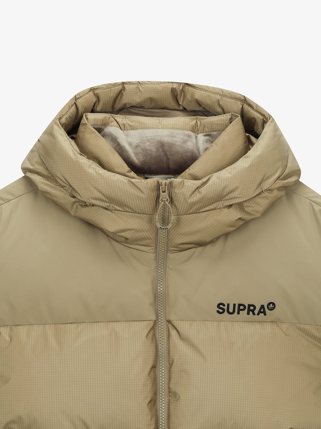 Ripstop Color Block Short Down Jacket