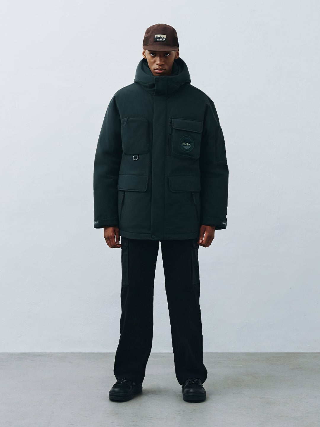 Pocket Mid Goose Down Jacket
