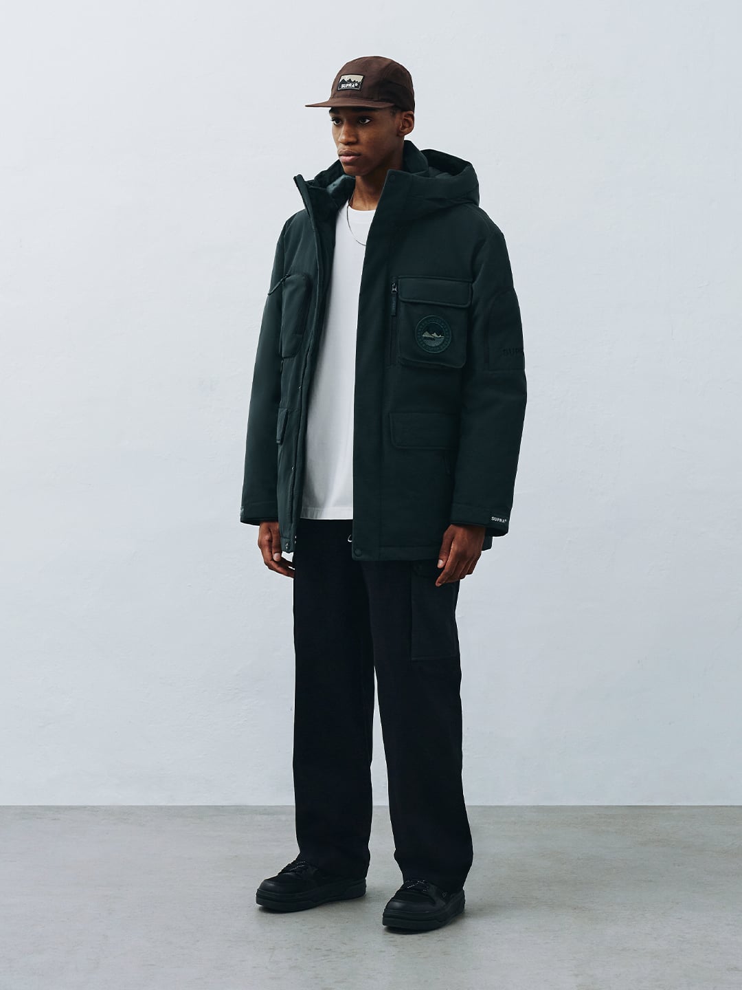Pocket Mid Goose Down Jacket