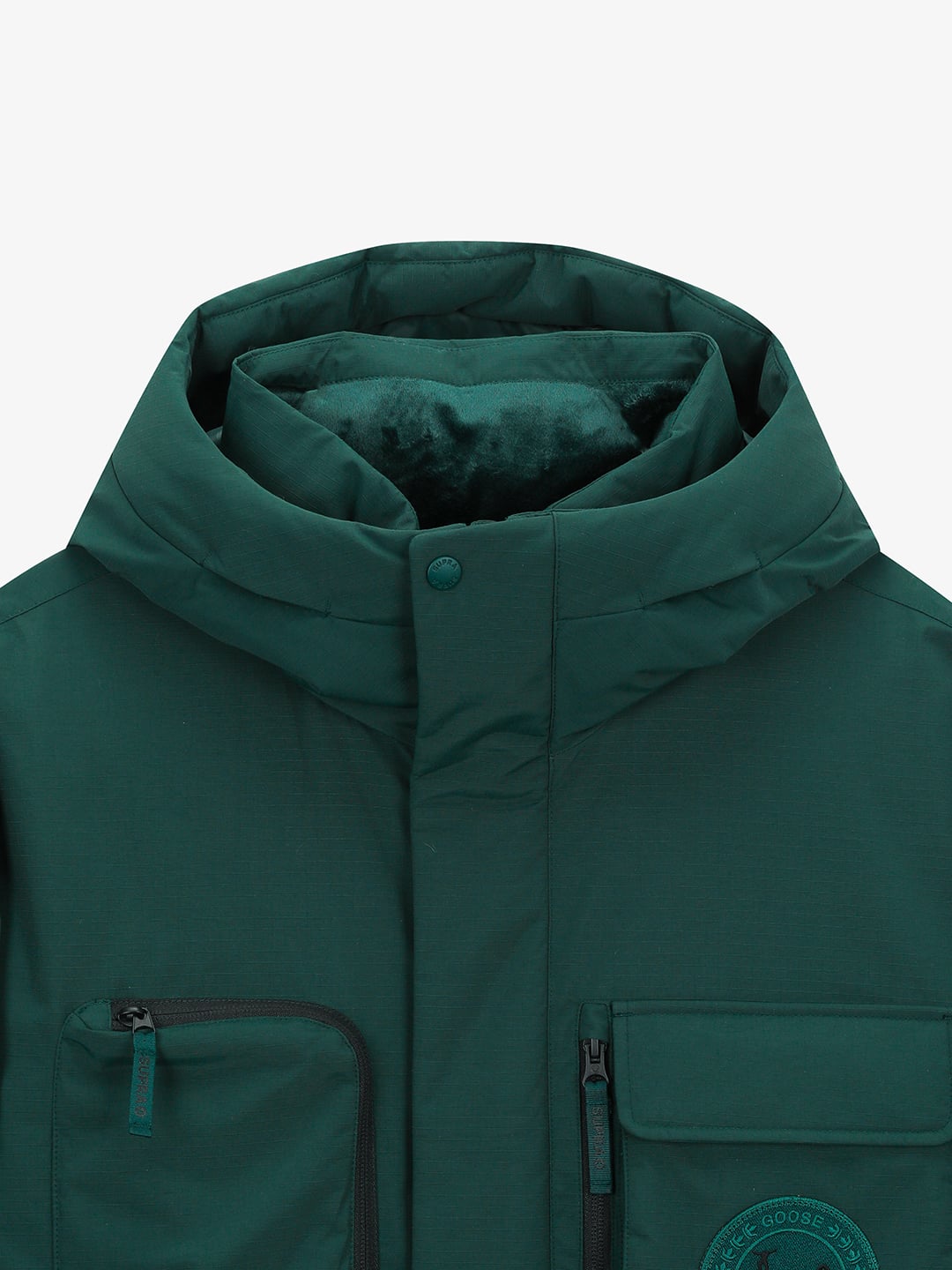 Pocket Mid Goose Down Jacket