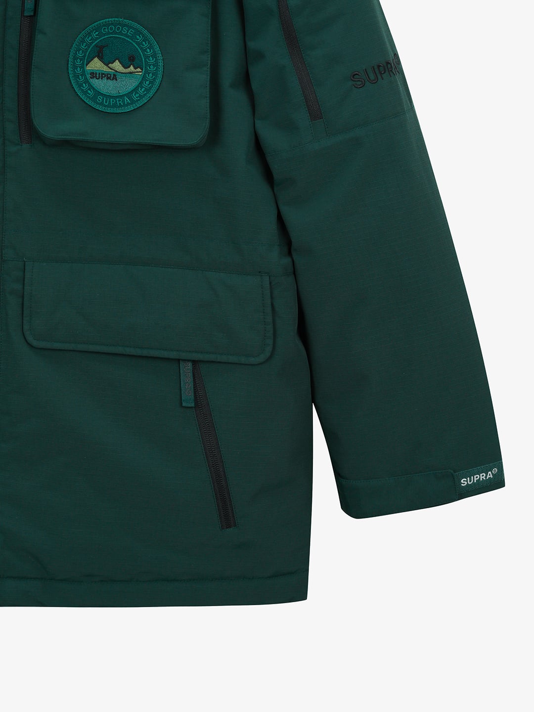 Pocket Mid Goose Down Jacket