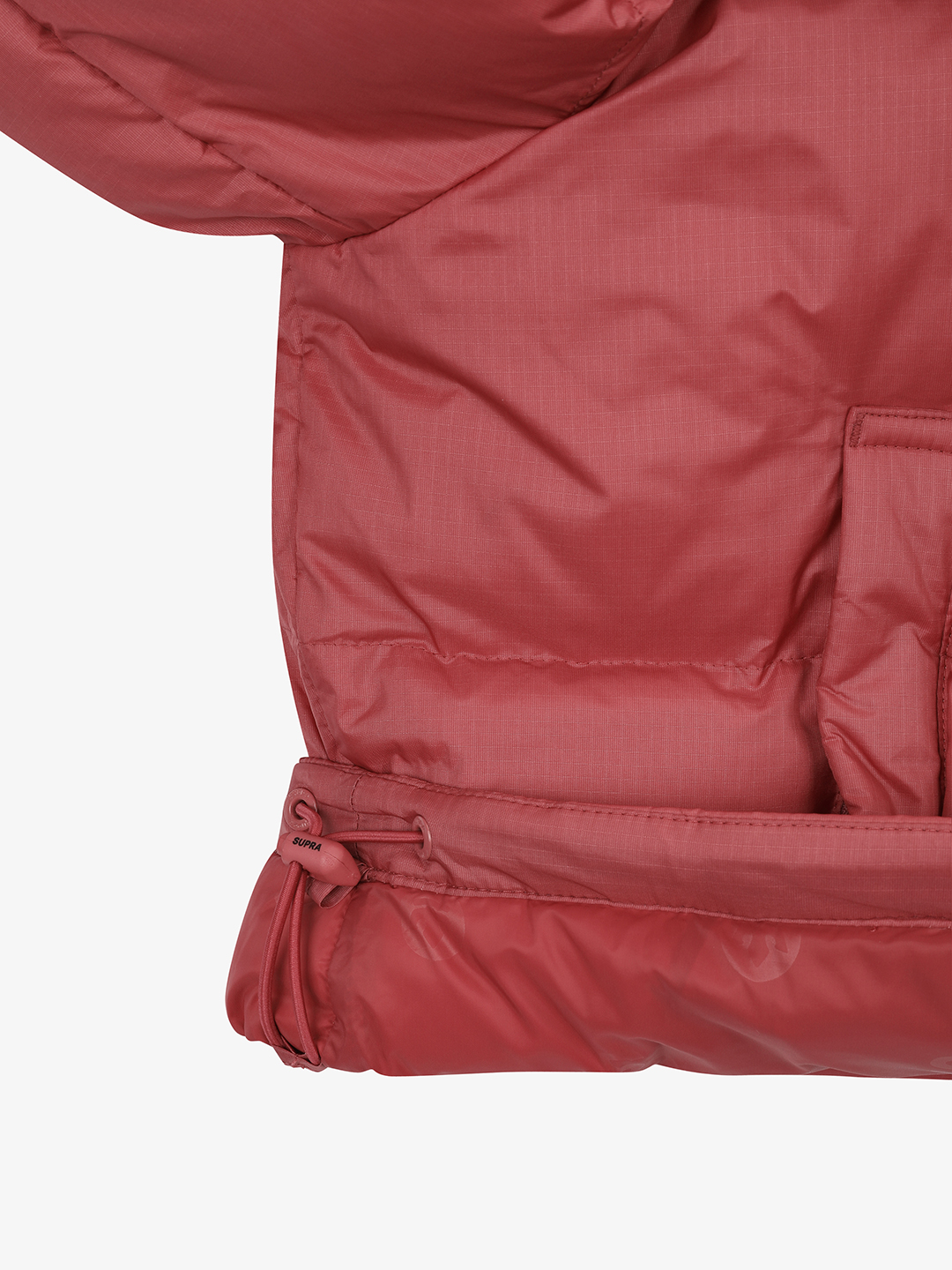 Women's Jacquard Color Block Short Down Jacket