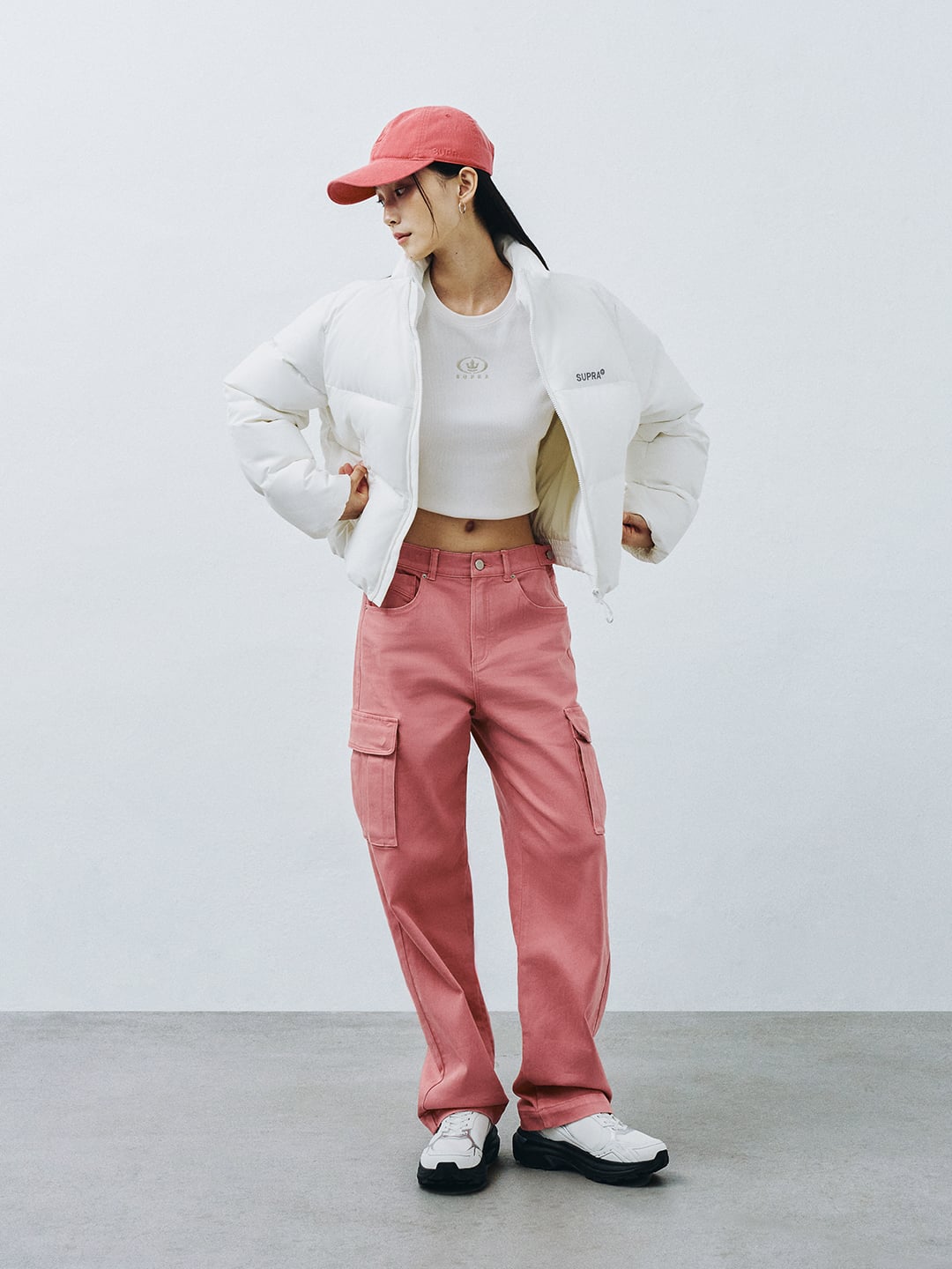 Women Wide Denim Cago Pants