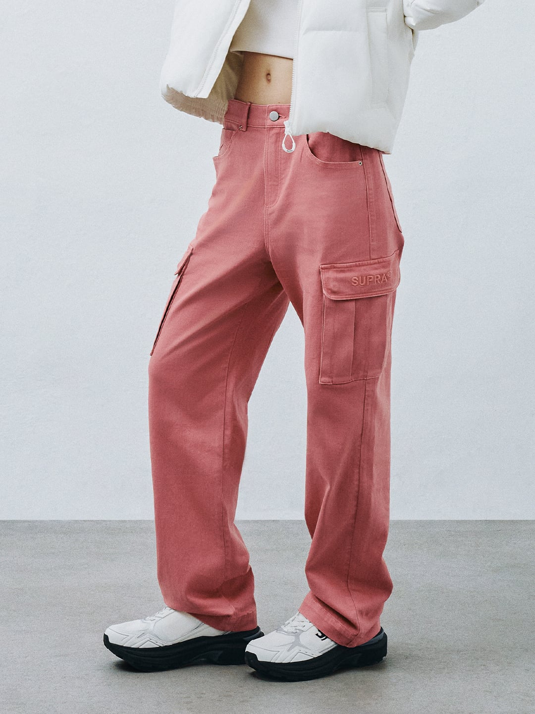 Women Wide Denim Cago Pants