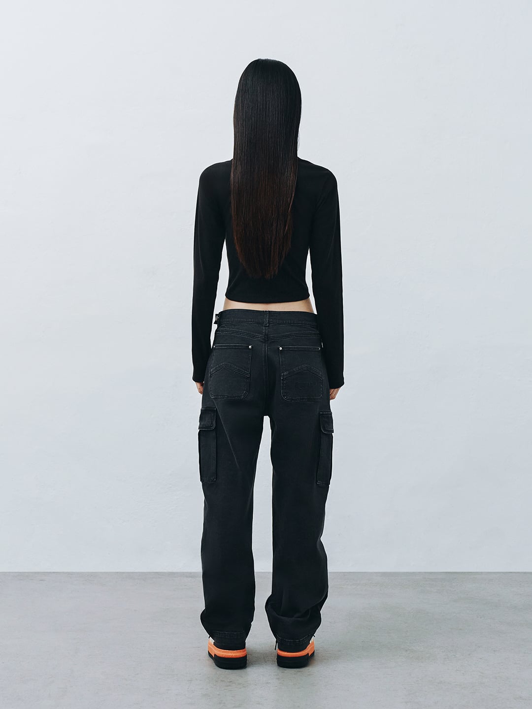 Women Wide Denim Cago Pants