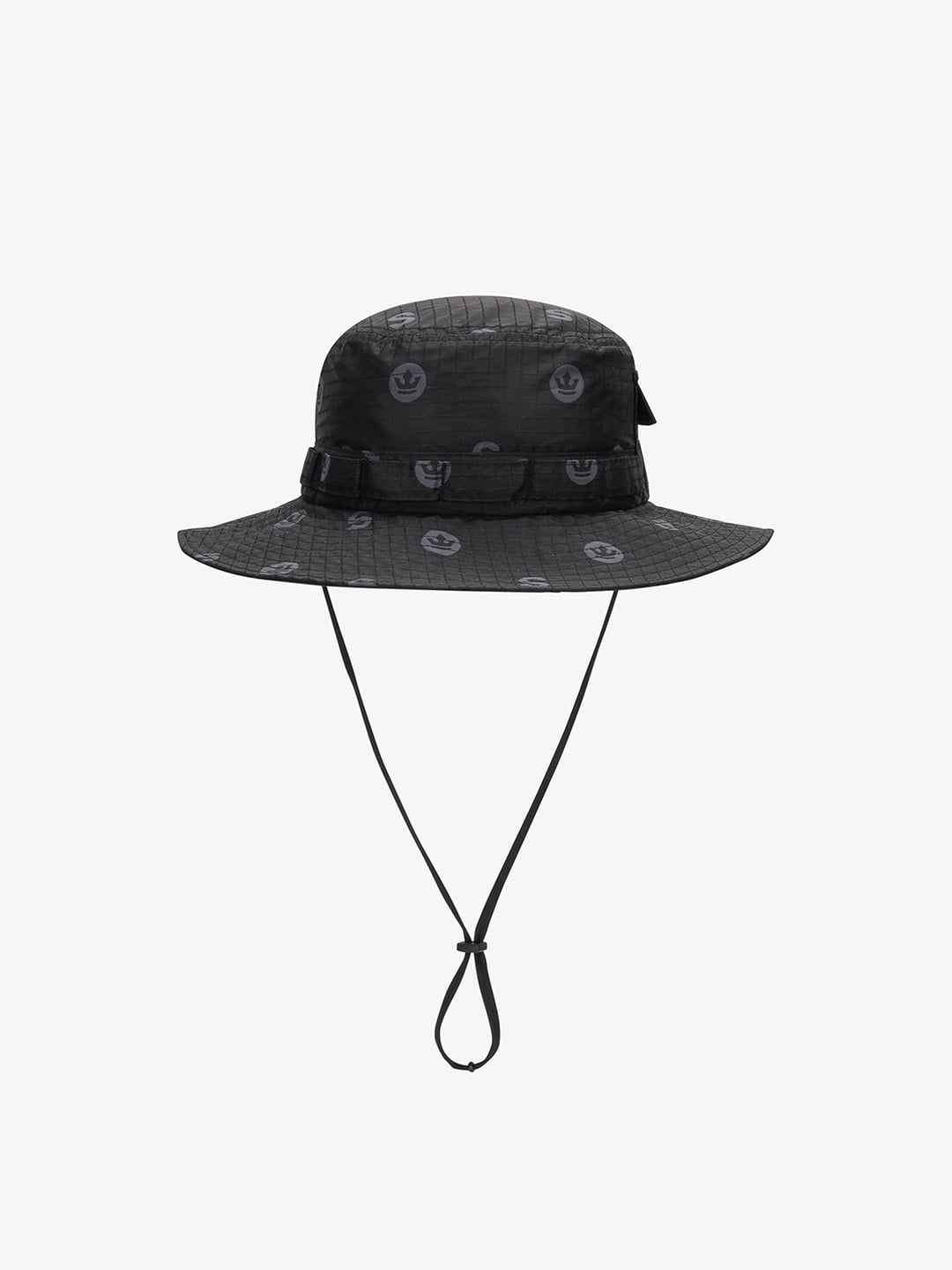 monogram point bucket hat