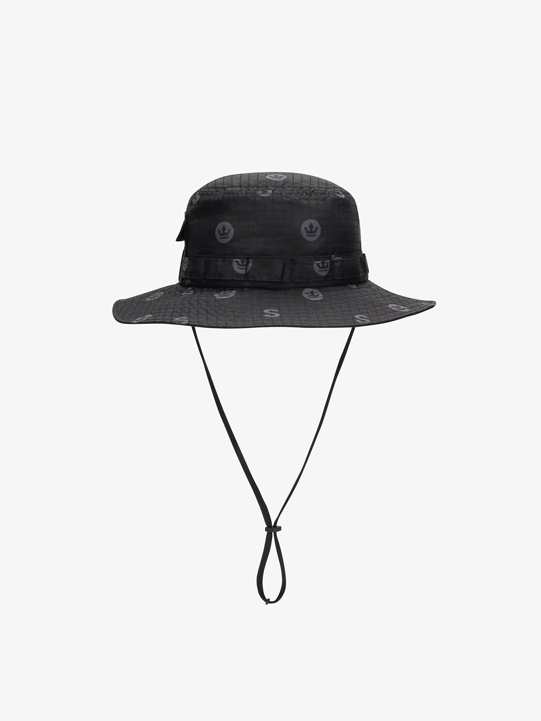 monogram point bucket hat