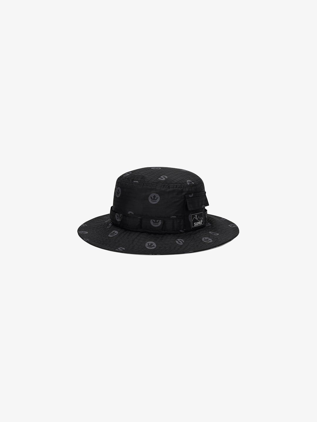 monogram point bucket hat