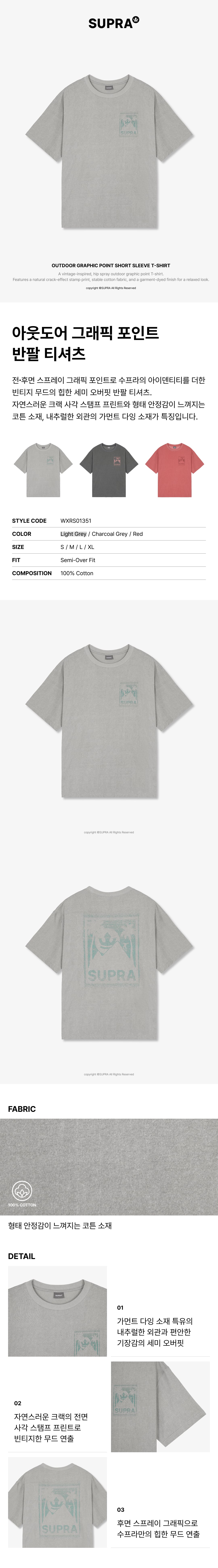 Outdoor Graphic Point Short Sleeve