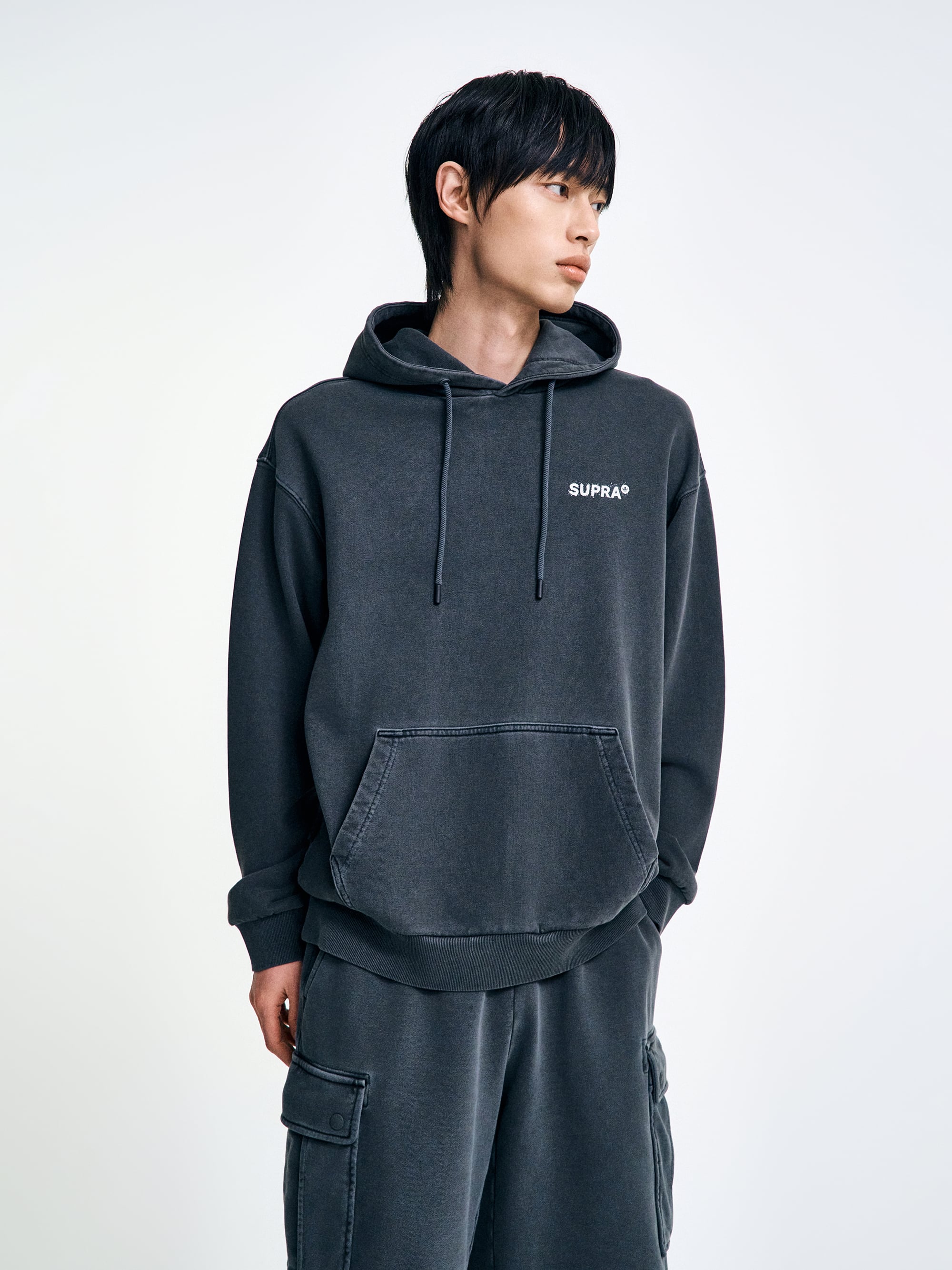 Garment Dying Crown Spray Hood