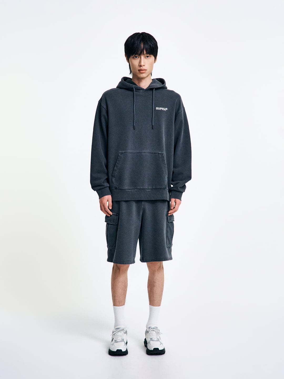 Garment Dying Crown Spray Hood