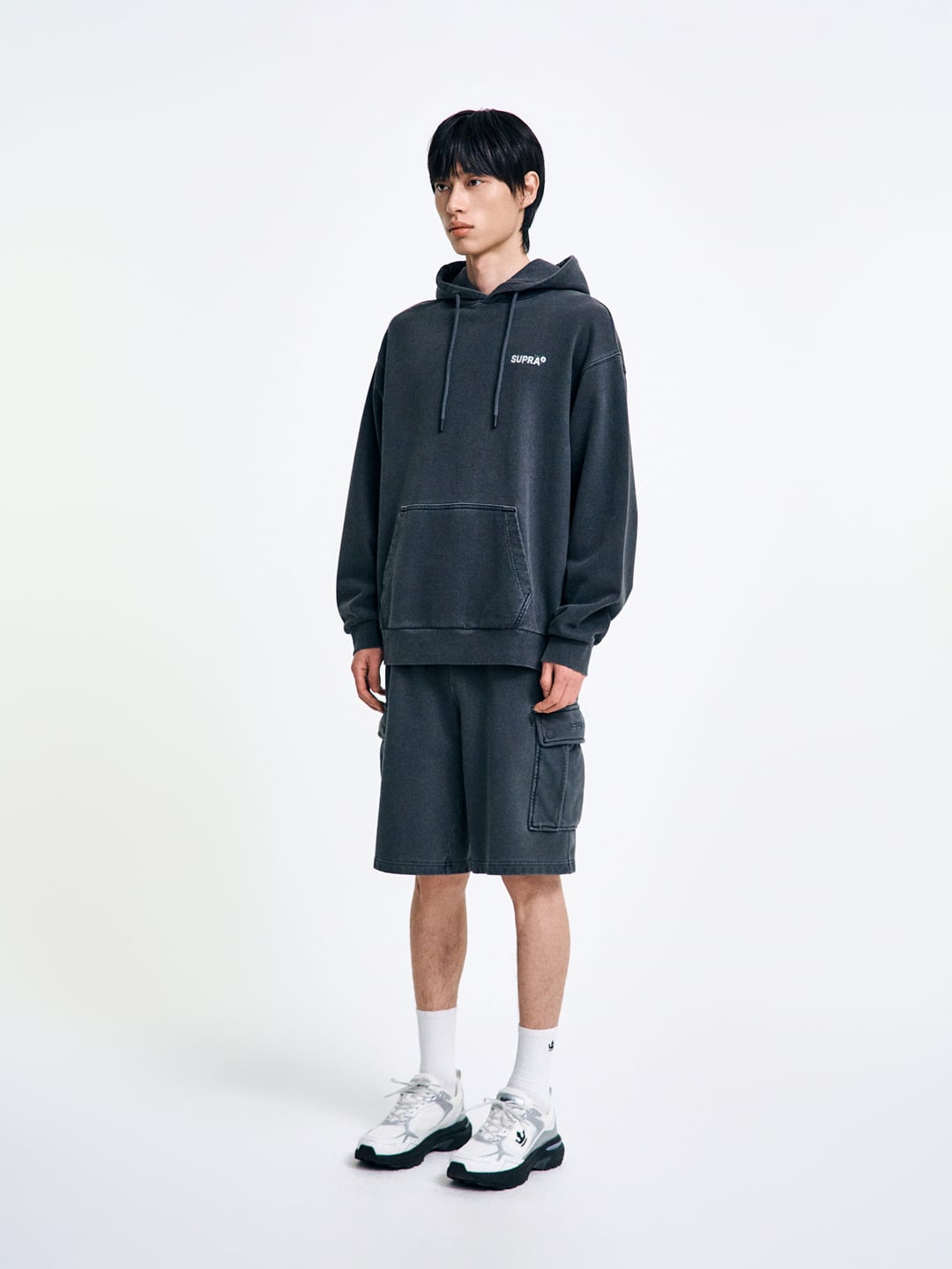 Garment Dying Crown Spray Hood
