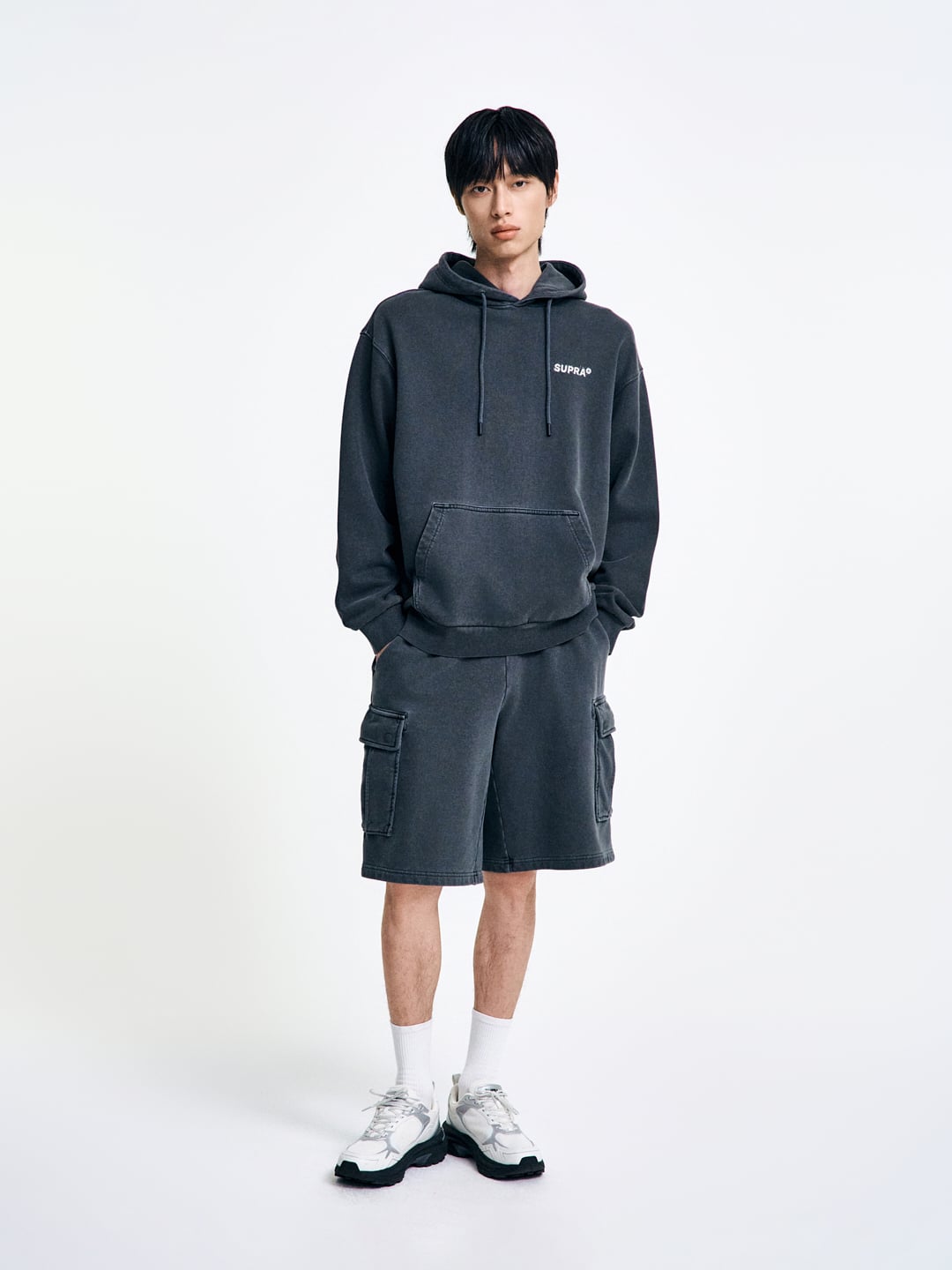 Garment Dying Crown Spray Hood