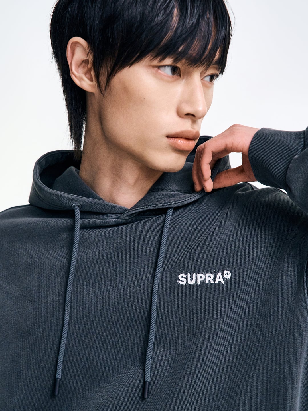 Garment Dying Crown Spray Hood