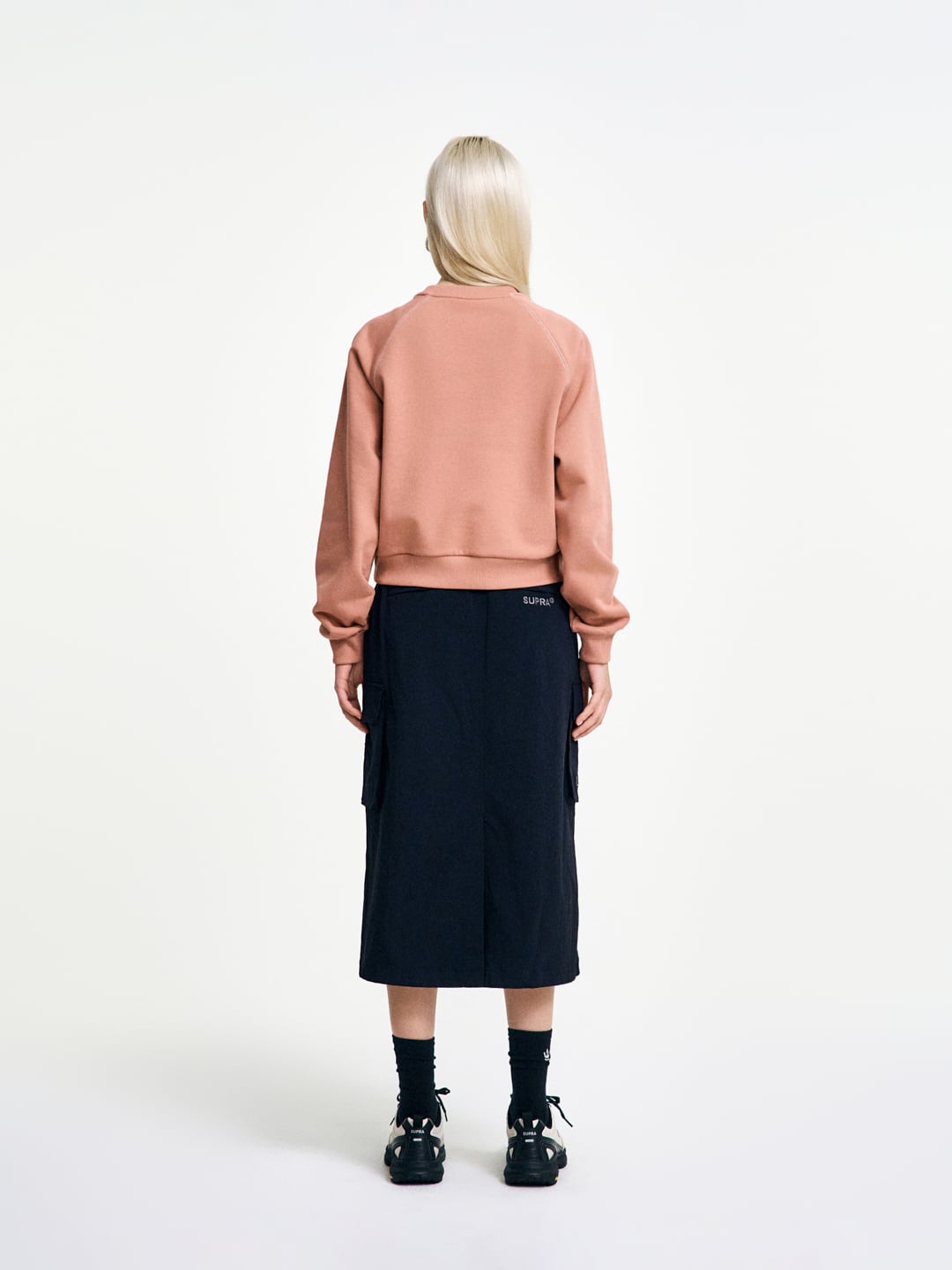 Women`s Crown Graphic Cropped Sweatshirt