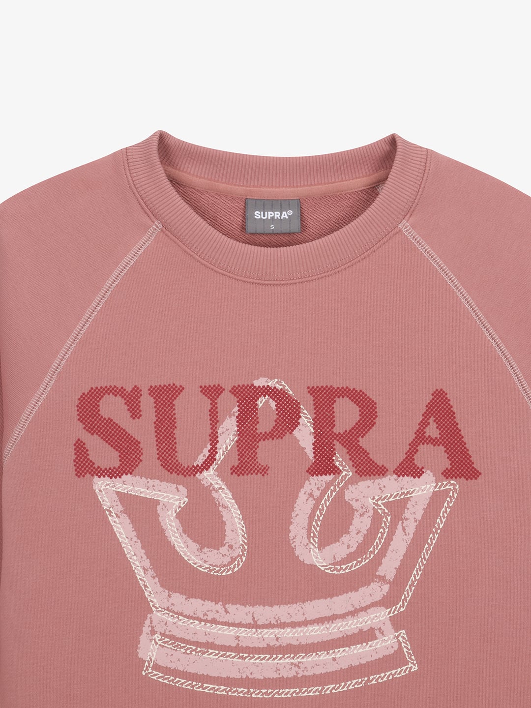 Women`s Crown Graphic Cropped Sweatshirt