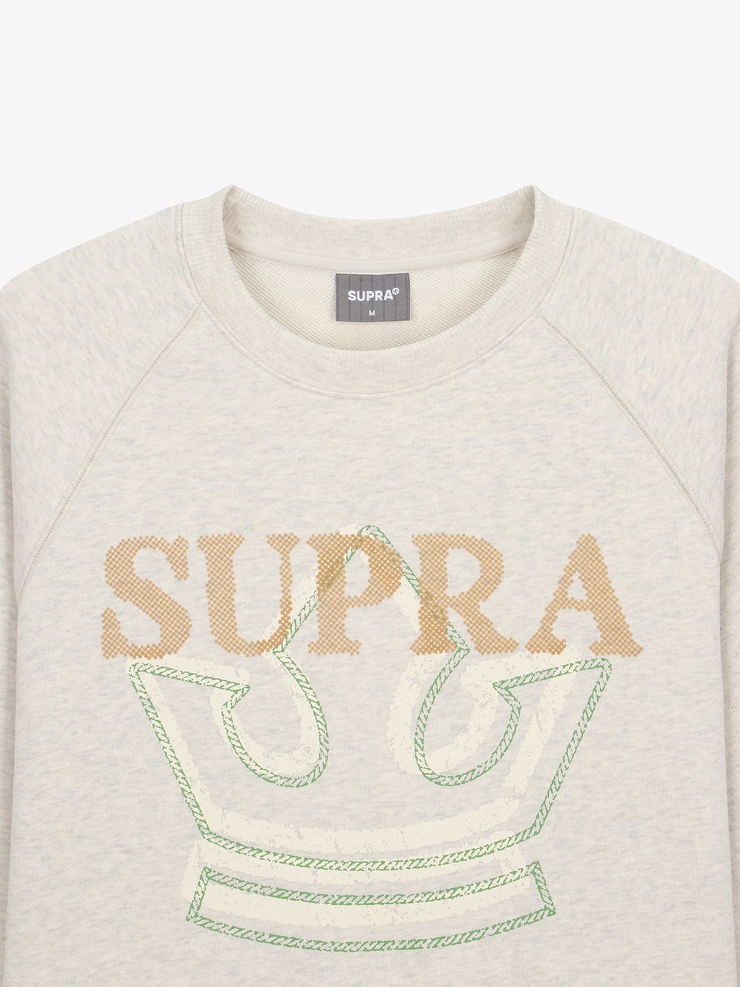 Women`s Crown Graphic Cropped Sweatshirt